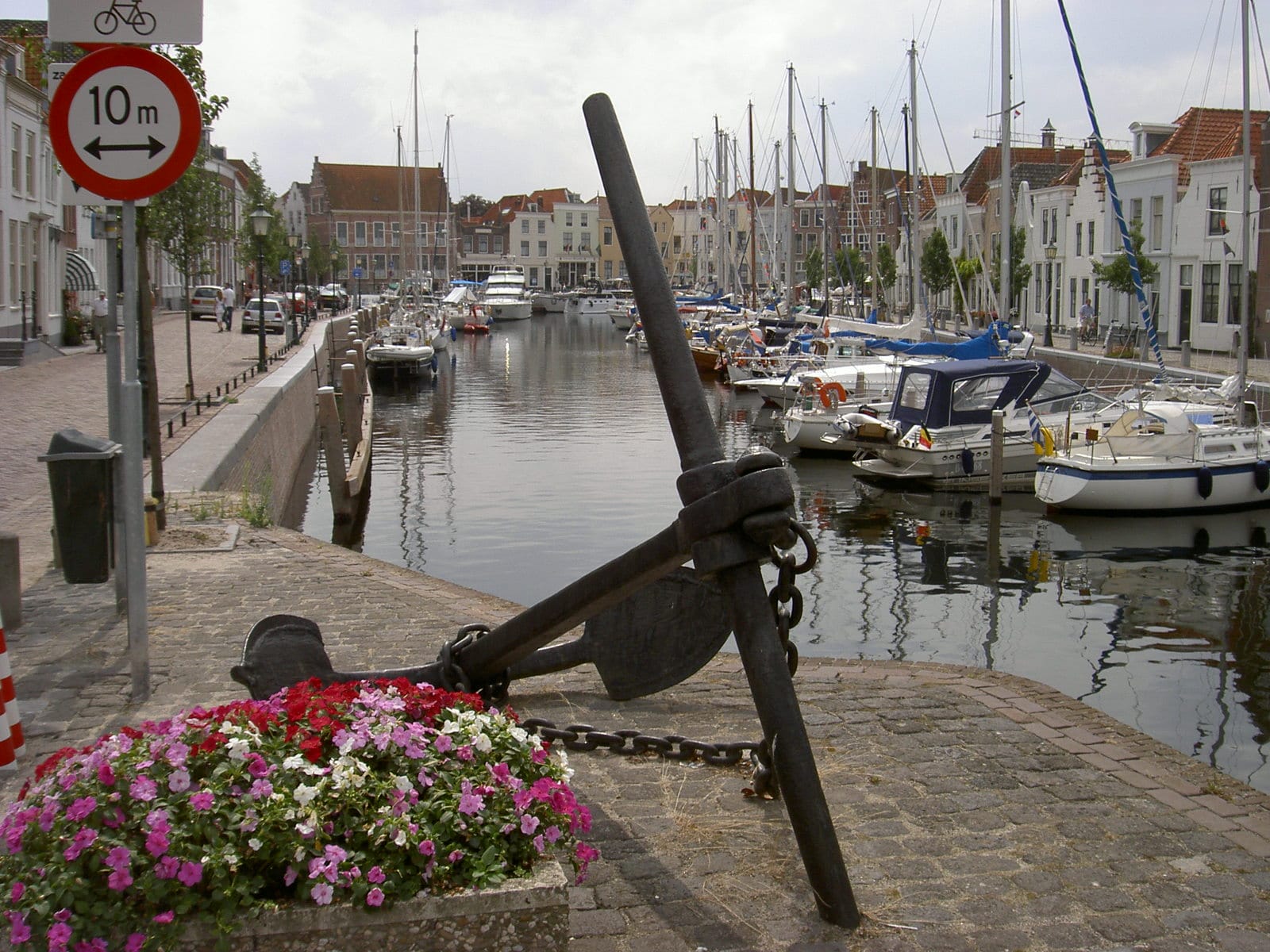Stadshaven Goes Zicht op de Stadshaven Goes