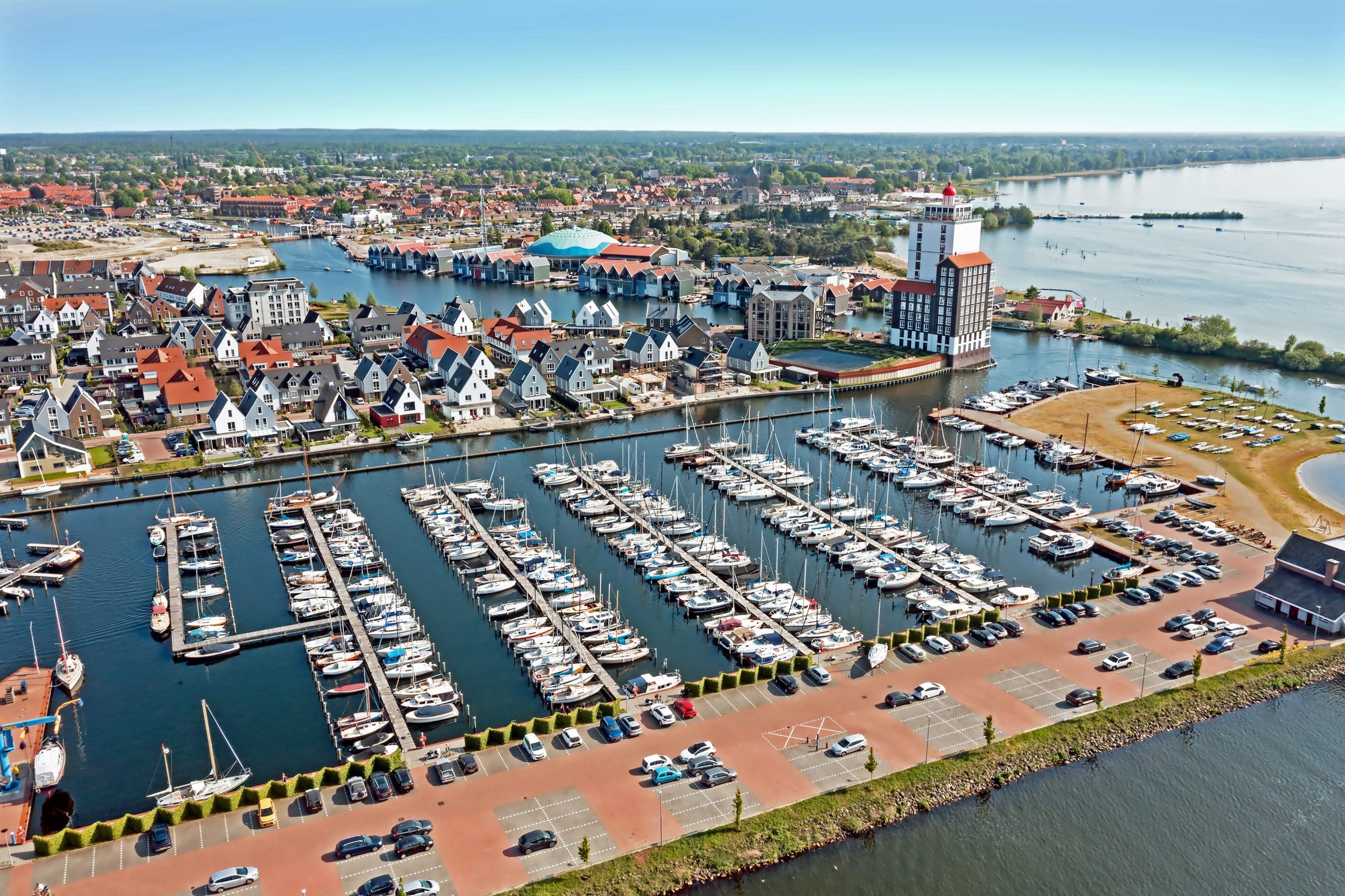 Harderwijk vanuit de lucht Harderwijk vanuit de lucht