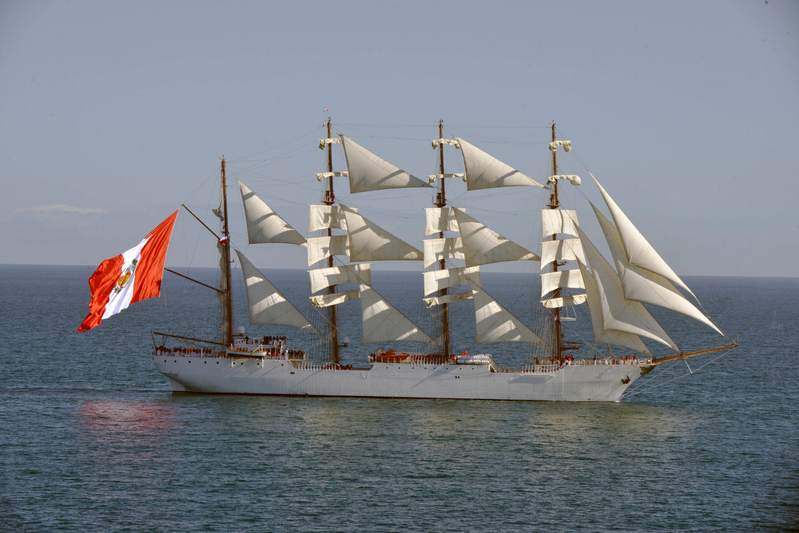 B.A.P. Unión uit Peru tijdens SAIL Amsterdam 2025 voor het eerst in Nederland
