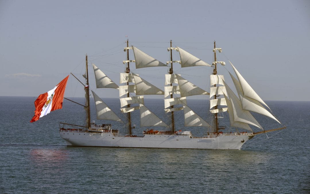 B.A.P. Unión uit Peru tijdens SAIL Amsterdam 2025 voor het eerst in Nederland