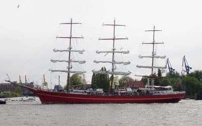 Oekraïense Khersones en Russische schepen slaan SAIL 2025 over
