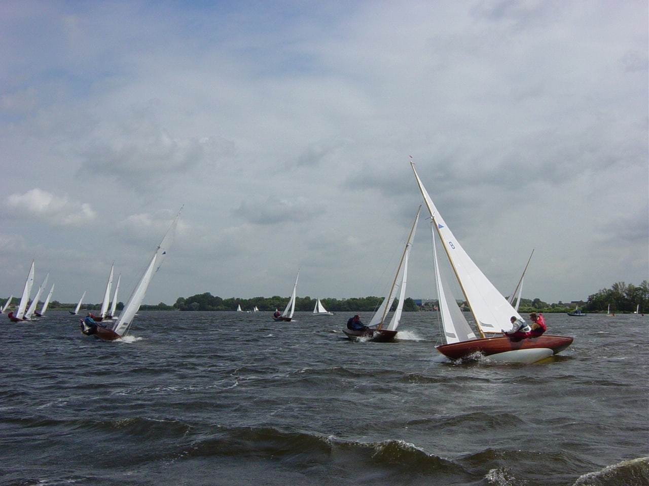 Kaagweek 2026: Pampussen in actie tijdens zeilwedstrijden op de Kagerplassen
