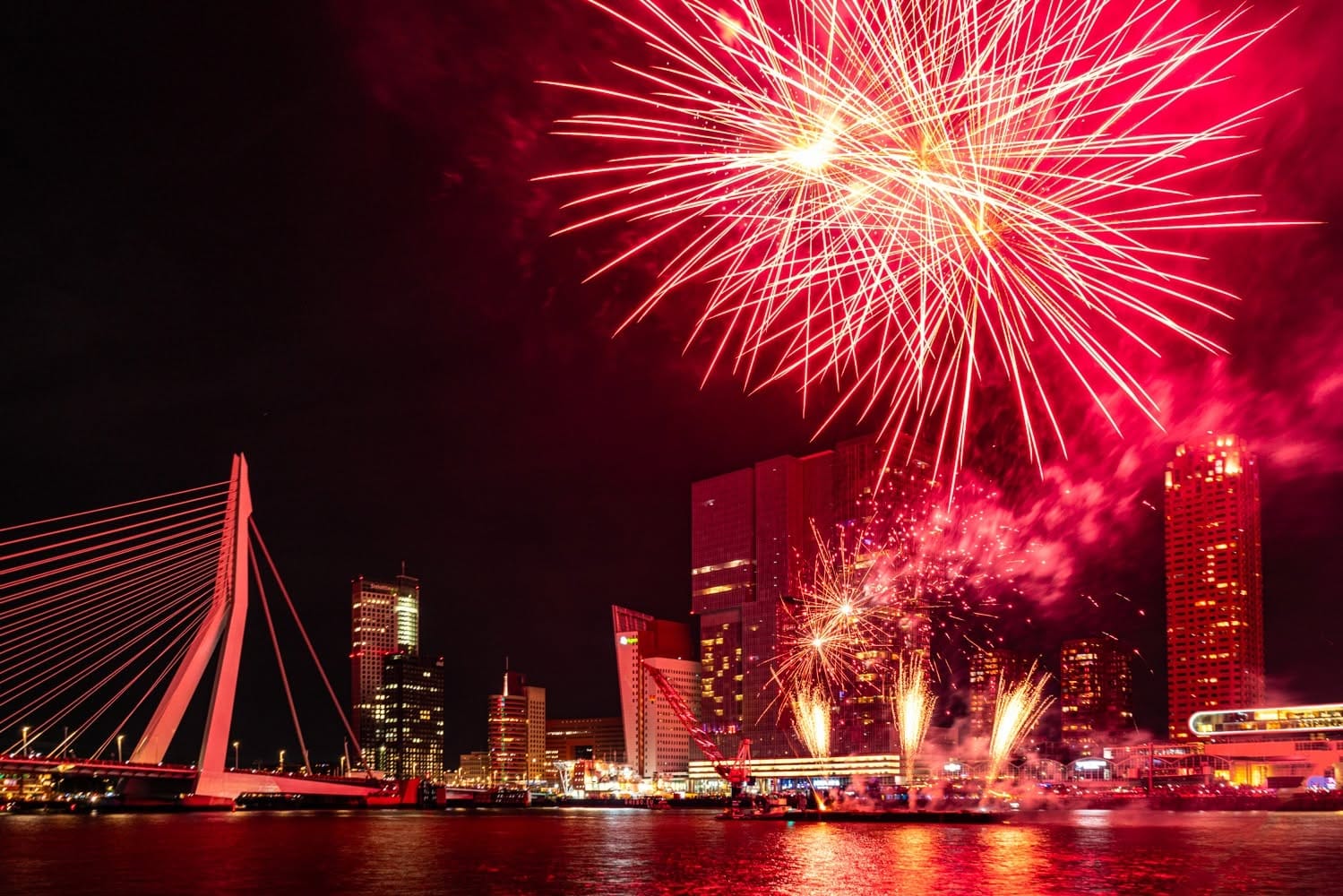 Wereldhavendagen Rotterdam Vuurwerk Wereldhavendagen Rotterdam Vuurwerk
