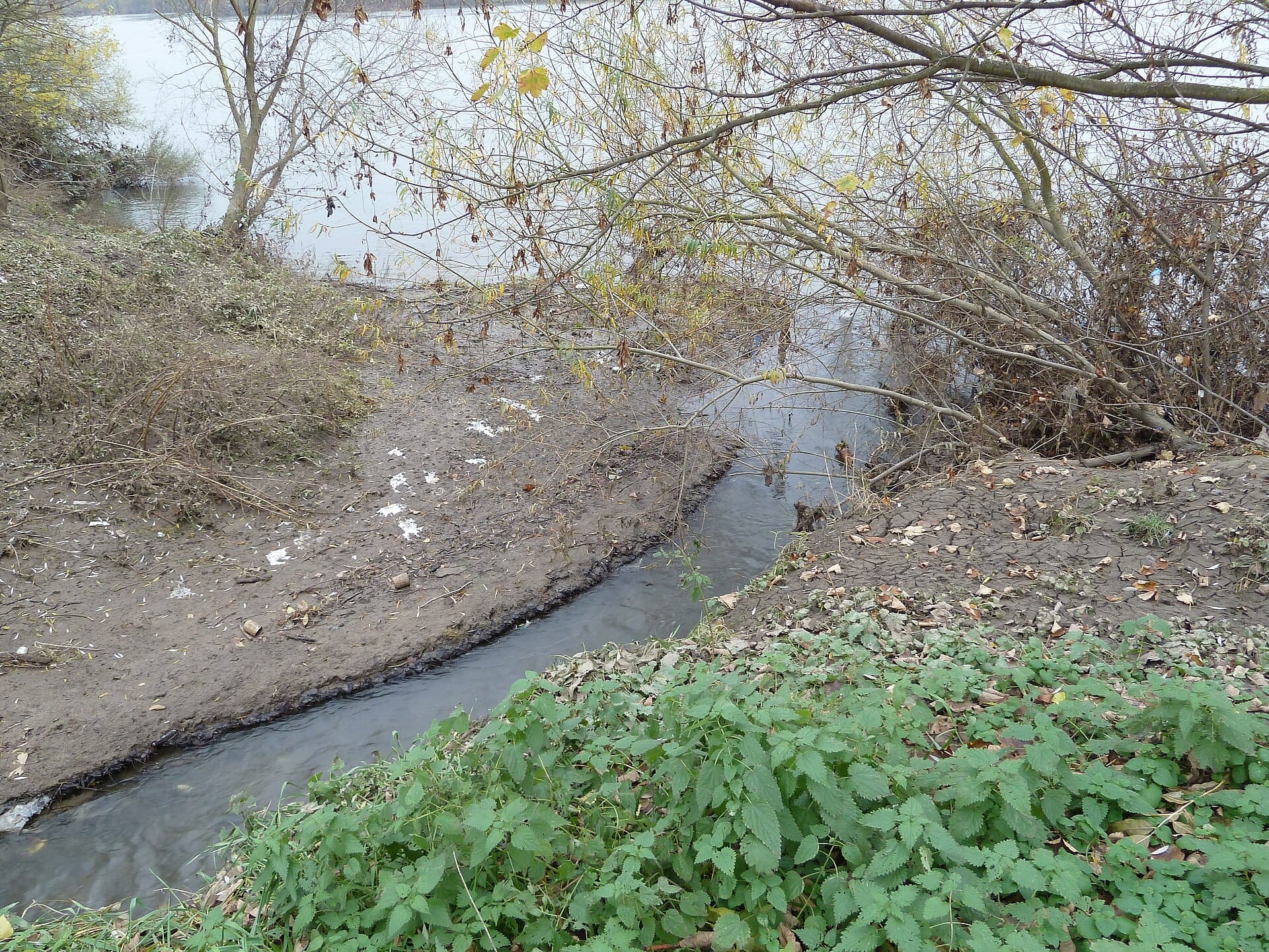 eijsden-margraten-monding-voer-maas Monding van de Voer in de Maas bij Eijsden, gemeente Eijsden-Margraten