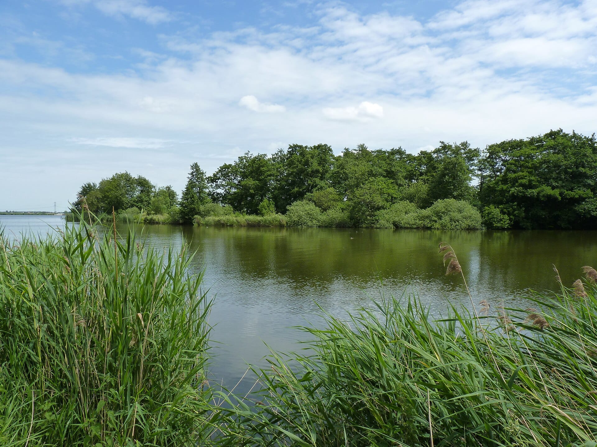Het Pekeiland in de Rottemeren, gemeente Lansingerland