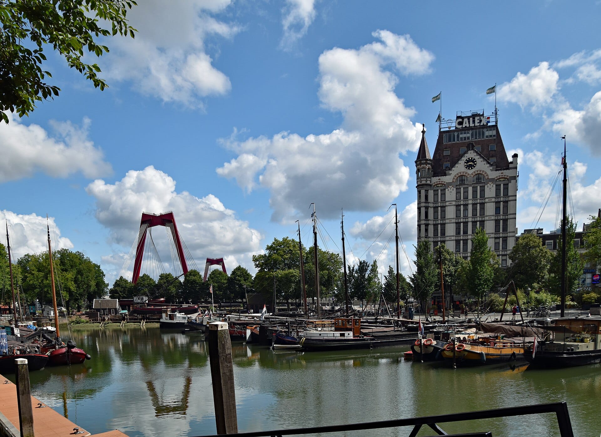 Open Monumentendag: historische schepen in de Oude Haven van Rotterdam